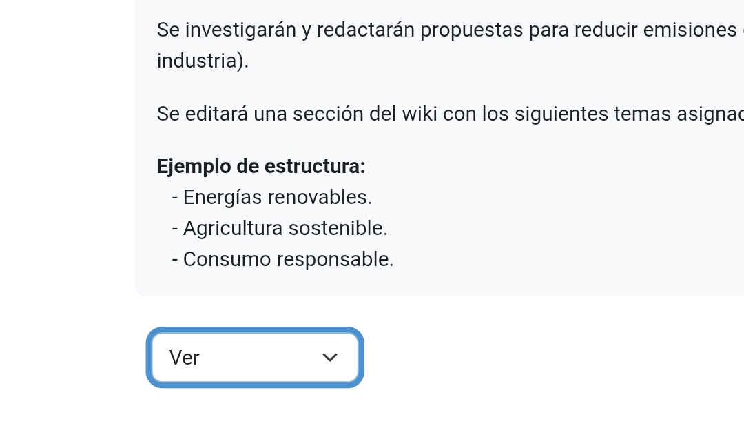 Selección de pestaña